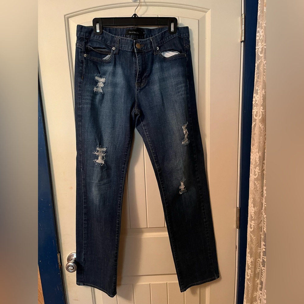 Calvin Klein Distressed Jeans